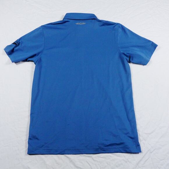 Straight Down Mens Blue EMBROIDERED Golf Polo Shirt Bear Lake Small - Picture 7 of 7